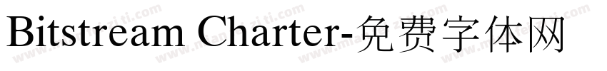 Bitstream Charter字体转换